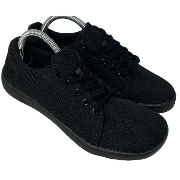 Whitin Shoes - Whitin Minimalist Barefoot Sneakers Black Lace-Up Womens Size 8 US 39 EU NEW
